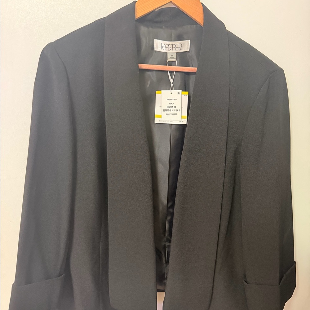 Kasper Women's Elegant Black Suit Jacket
